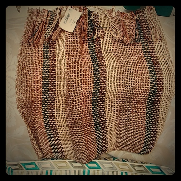 J. CREW BURLAP BAG - Picture 1 of 4